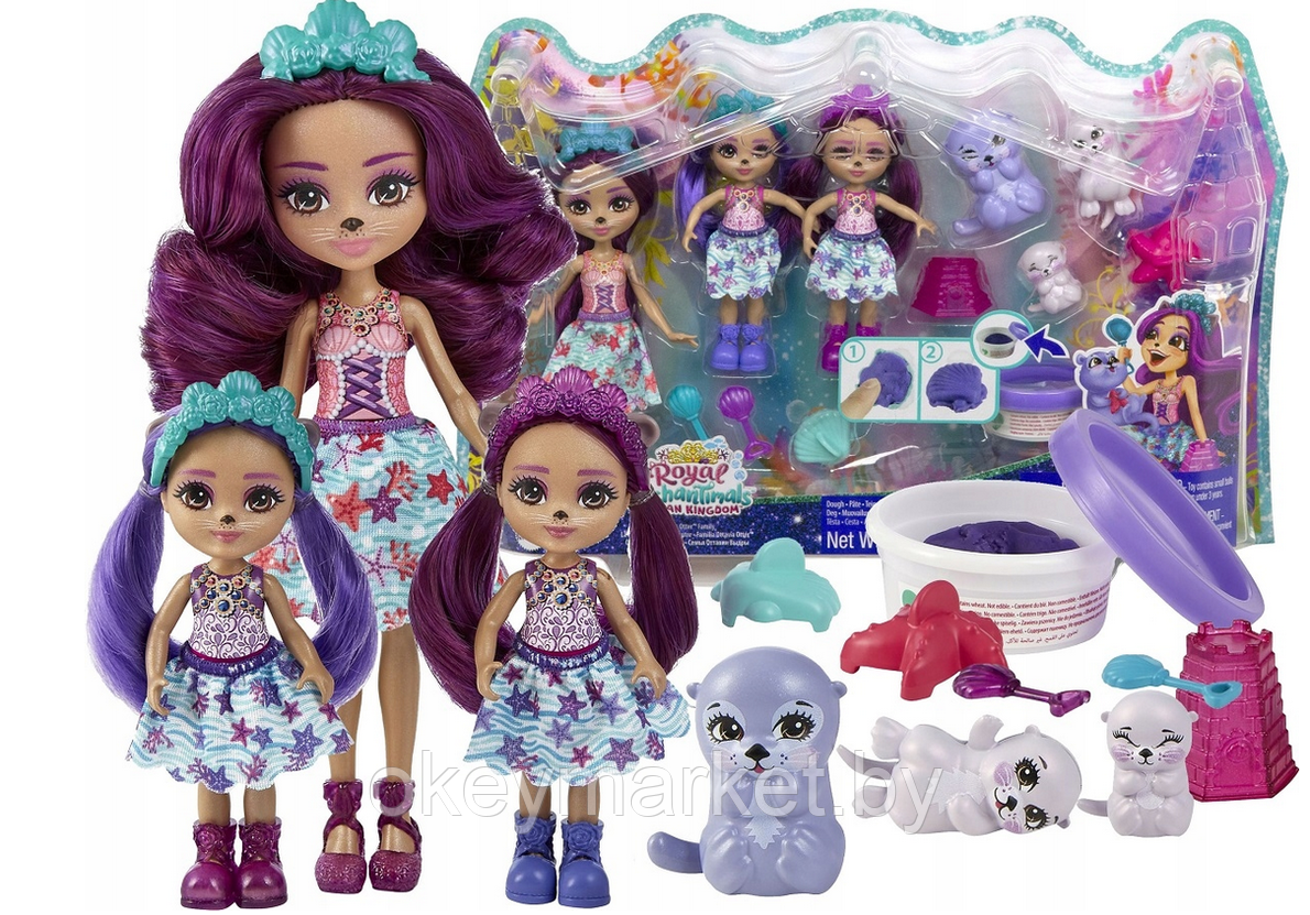 Игровой набор Mattel Enchantimals Семья Оттавии Выдры с аксессуарами HCF96, фото 2