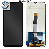 Дисплей (экран) Xiaomi Redmi 10C оригинал (220333QNY, 220333QAG) с тачскрином, черный цвет