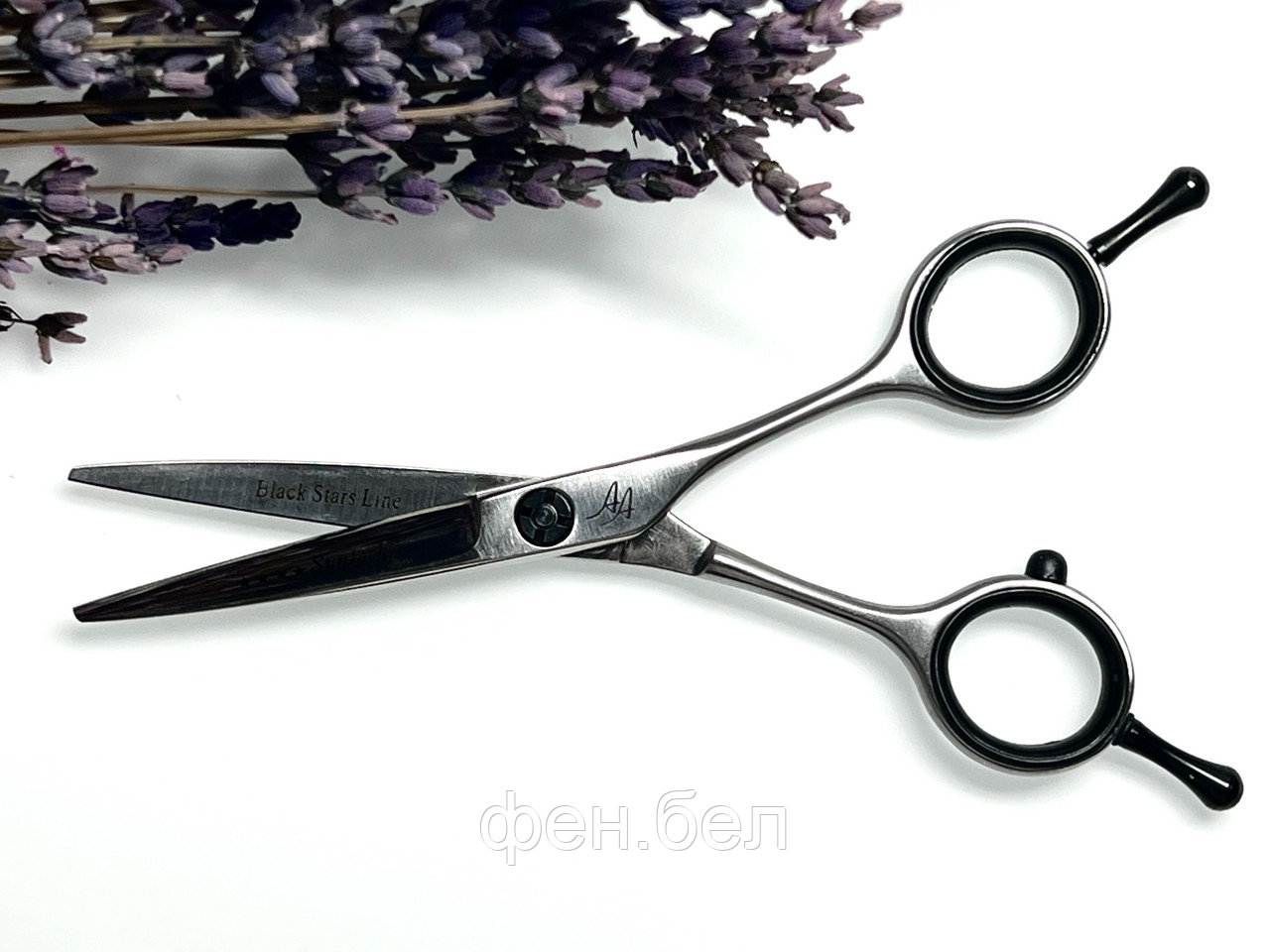 Ножницы парикмахерские Suntachi Black Stars Line 4 класс size 5.0" прямые - фото 1 - id-p92999269