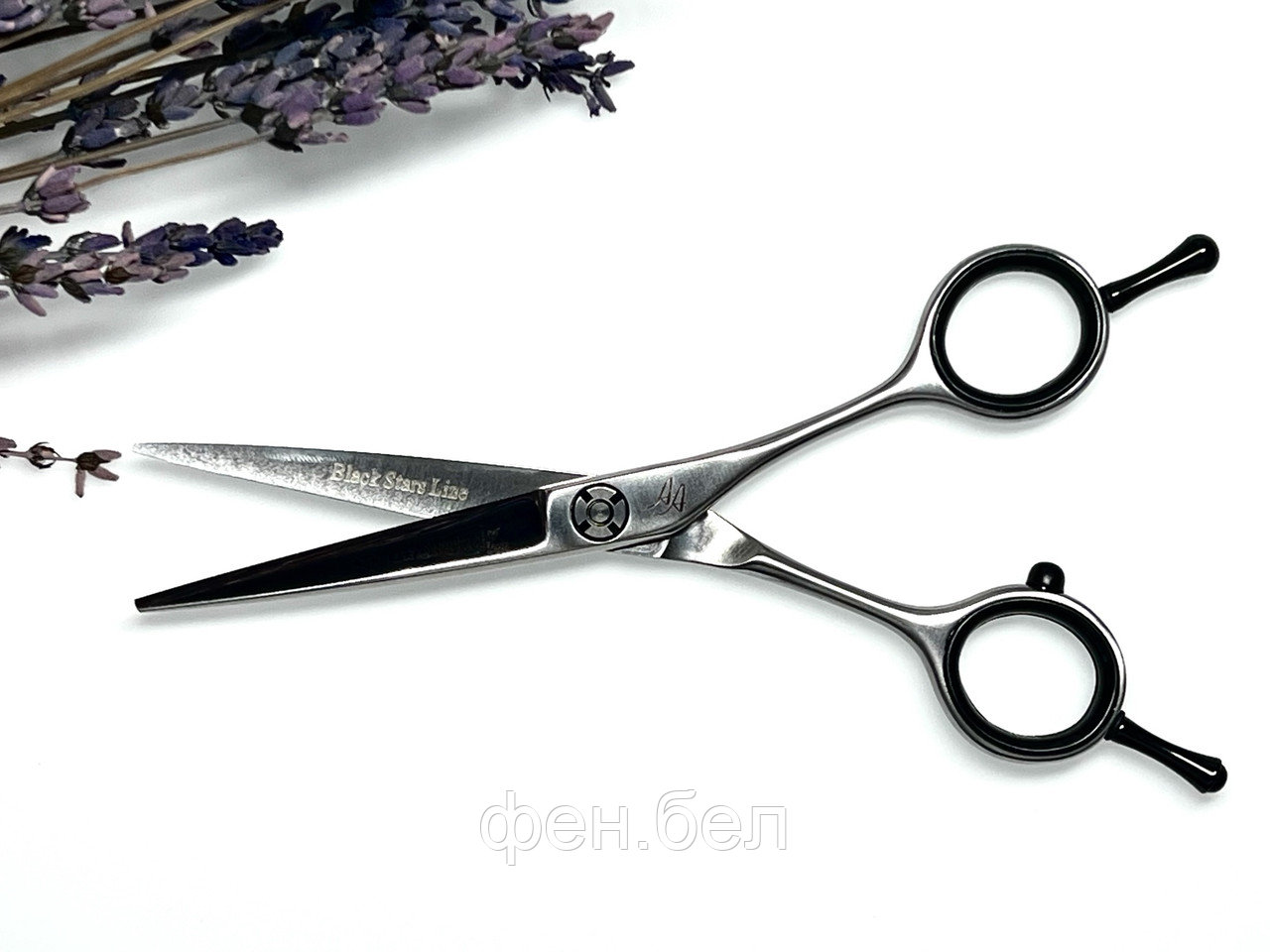 Ножницы парикмахерские Suntachi Black Stars Line 4 класс size 5.5" прямые - фото 1 - id-p93101434