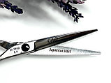 Ножницы парикмахерские Suntachi  Black Stars Line 4 класс size 5.5" прямые, фото 2