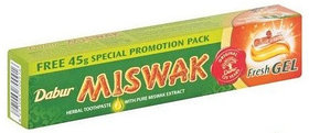 Зубная паста Дабур Мисвак, Dabur Miswak, 90 + 45 г