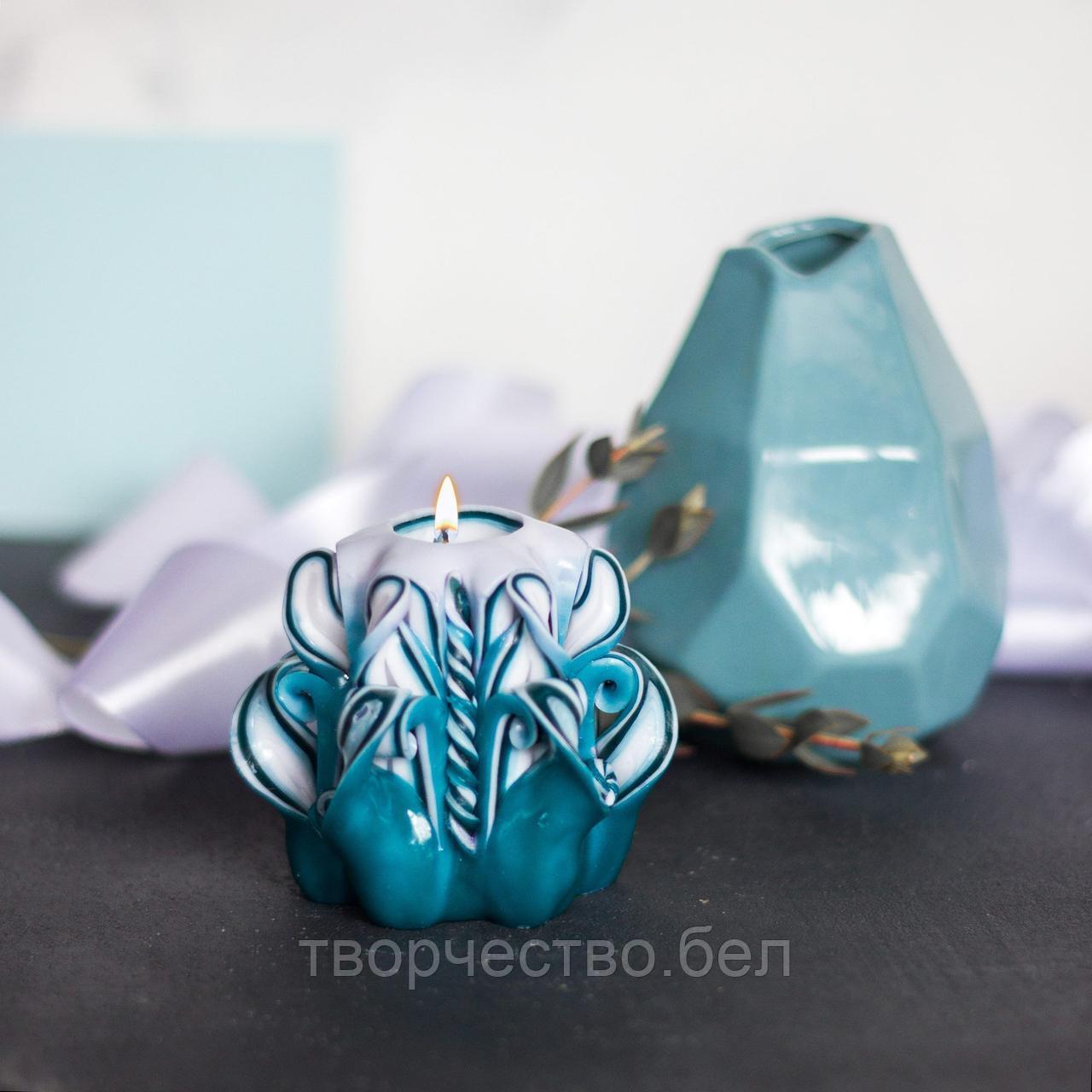 Свеча "Tiffany Blue" - фото 1 - id-p115769125