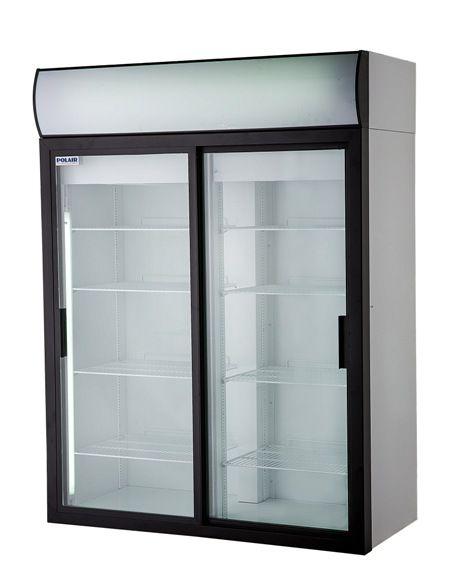 Шкаф холодильный со стеклянными дверями POLAIR DM110SD-S - фото 1 - id-p197133443