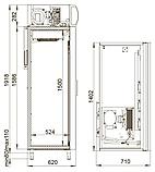 Шкаф холодильный со стеклянными дверями POLAIR DM110SD-S, фото 2