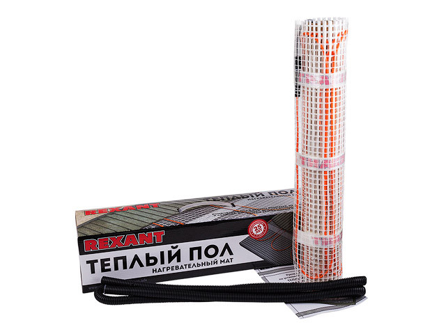 Теплый пол (нагрев. мат) Extra (6,0м2; 0,5х12,0м; 960Вт; двужильн.) REXANT
