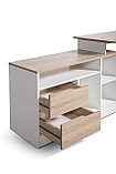 Стол компьютерный Мебель-класс Имидж-3 (Белый/Дуб Сонома), фото 3