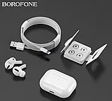 Беспроводные наушники Borofone BW27 TWS   NEW 2023!!!   цвет: белый, фото 5