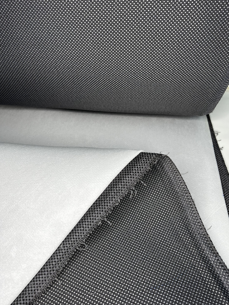 Автомобильная ткань для сидений Жаккард ( графитовый в серую точку ) - фото 2 - id-p197173259