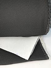 Автомобильная ткань для сидений Жаккард ( черный в белую полосу )