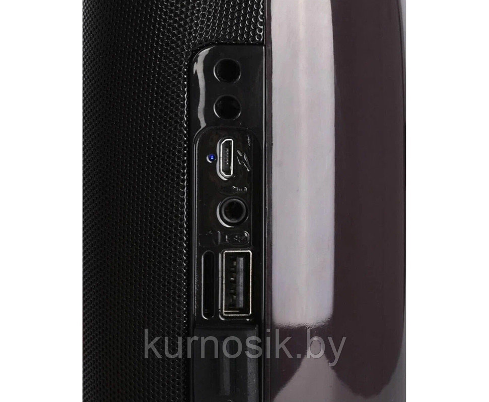 Беспроводная портативная Bluetooth колонка T&G TG-165С с подсветкой, 2 динамика, FM радио, micro SD Черный - фото 8 - id-p197173939