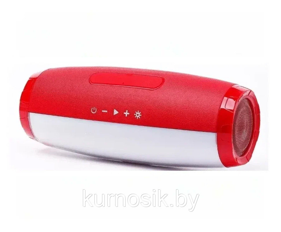 Беспроводная портативная Bluetooth колонка T&G TG-165С с подсветкой, 2 динамика, FM радио, micro SD Красный - фото 4 - id-p197173941