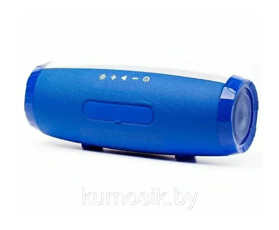Беспроводная портативная Bluetooth колонка T&G TG-165С с подсветкой, 2 динамика, FM радио, micro SD Синий - фото 4 - id-p197173942