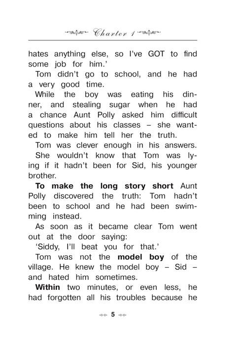 Приключения Тома Сойера (адаптированный текст + задания). Уровень B1 - фото 5 - id-p197177348