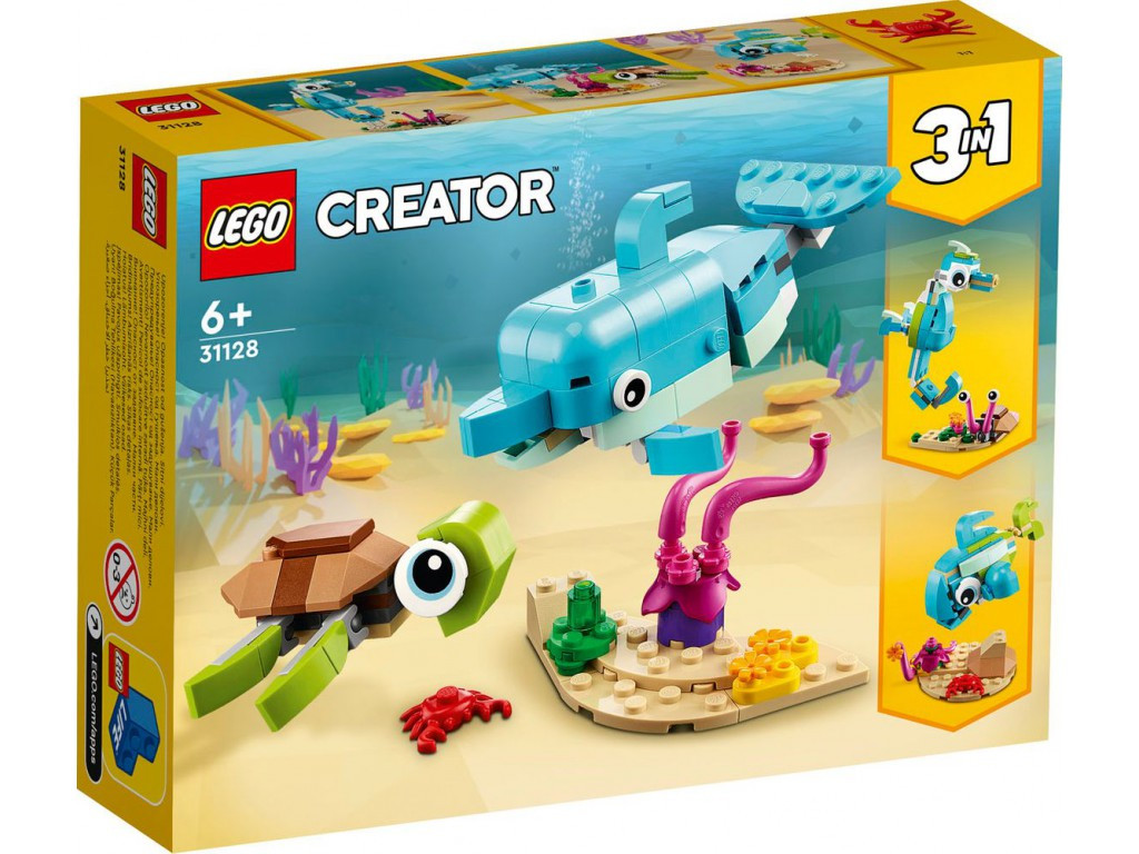Конструктор Дельфин и черепаха Lego Creator 31128