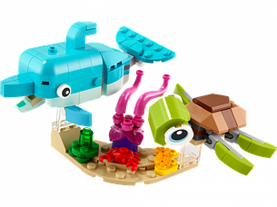 Конструктор Дельфин и черепаха Lego Creator 31128, фото 2