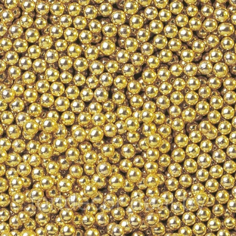 Золотые шарики 5 мм 20 г - фото 1 - id-p157791791