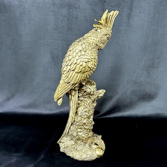 Фигура/статуэтка из полистоуна «Попугай на ветке» H-35 см. - фото 3 - id-p197178487