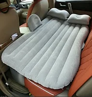 Надувной матрас в машину Car Travel Bed без насоса (Серый)