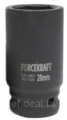 Головка ударная глубокая 3/4" 75мм 6-гранная FORCEKRAFT FK-46510075