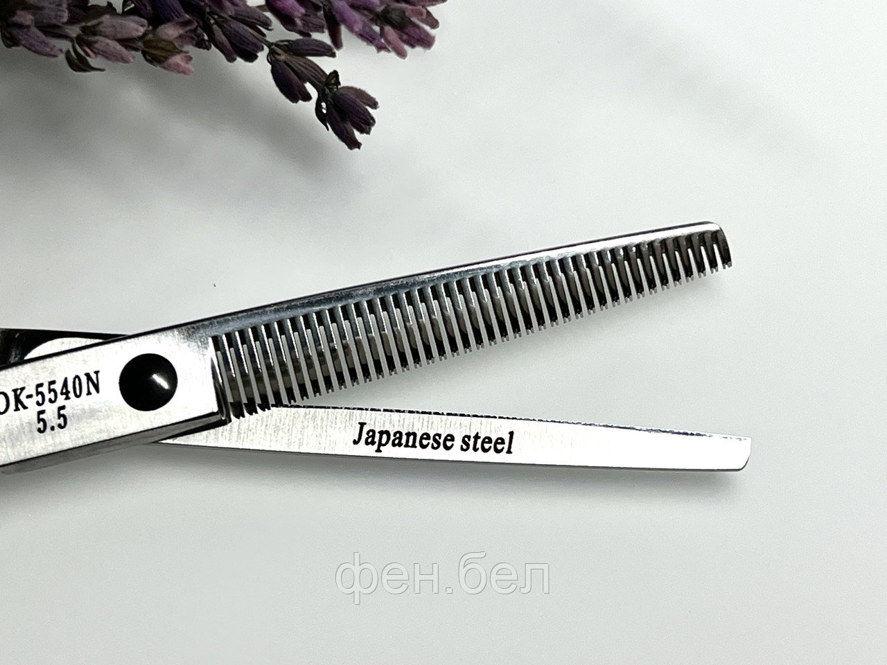 Ножницы парикмахерские "Suntachi" Black Stars Line 5.50", филировочные - фото 3 - id-p197192325