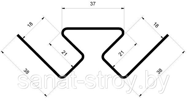 Угол внутренний Grand Line Standart белый (3,0м) - фото 2 - id-p197194742