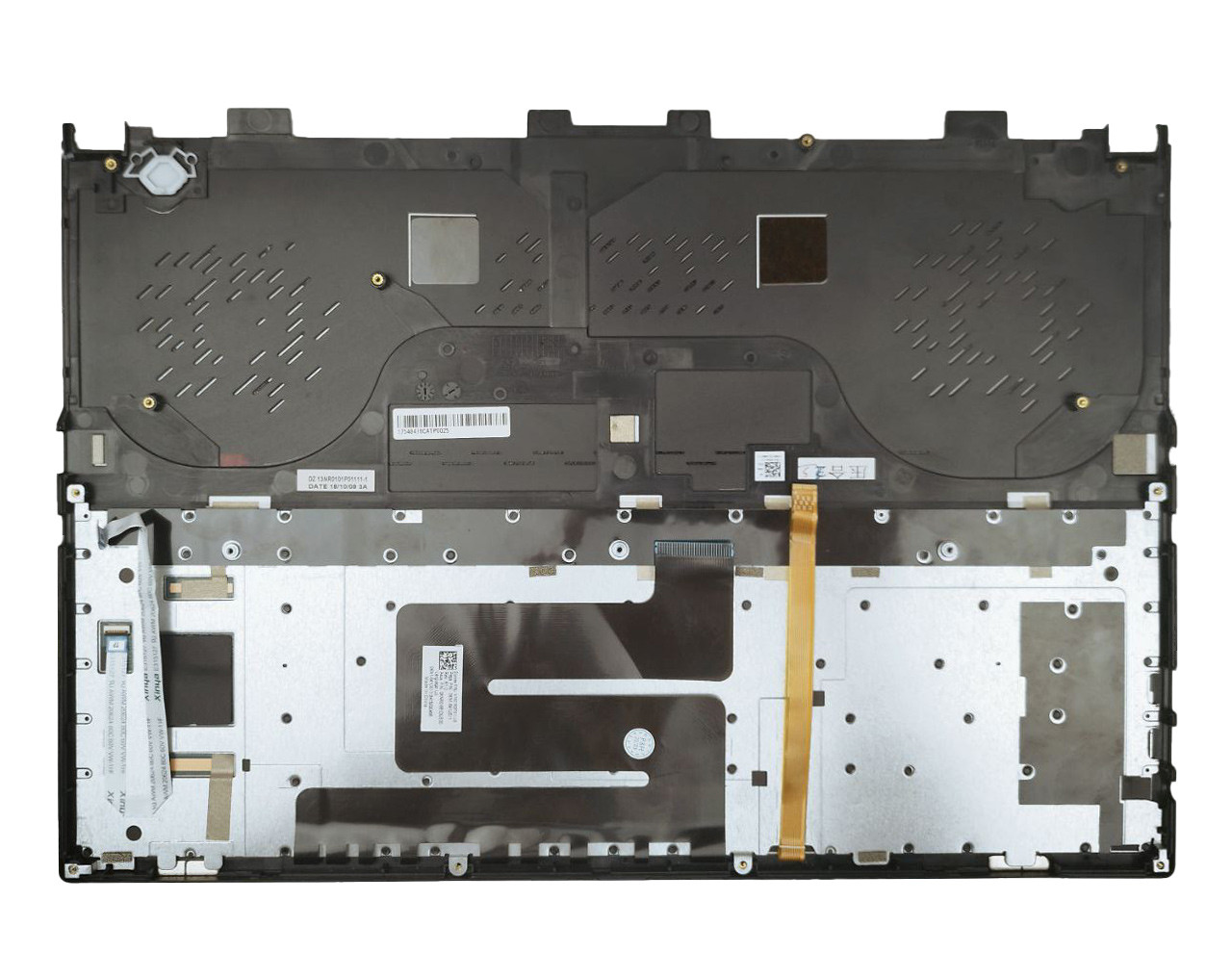Верхняя часть корпуса (Palmrest) Asus ROG Zephyrus GX531GT, с клавиатурой, тачпадом и подсветкой, черная, RU - фото 2 - id-p195094879