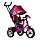 Трехколесный велосипед с ручкой трансформер City Ride Comfort надувные колеса 12/10, арт. 05PK розовый, фото 2