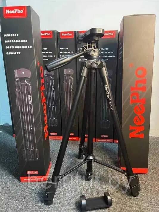 Tripod NP-3180 / Профессиональный штатив для камеры / Штатив для фотосъемки / Трипод для телефона 105 см - фото 5 - id-p197204032