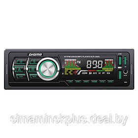 Автомагнитола Digma DCR-350G, 1DIN, 4 х 45 Вт, Bluetooth, USBx2, AUX, SD