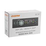 Автомагнитола Digma DCR-350G, 1DIN, 4 х 45 Вт, Bluetooth, USBx2, AUX, SD, фото 6