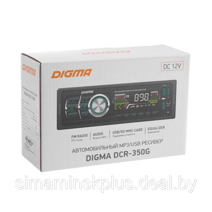 Автомагнитола Digma DCR-350G, 1DIN, 4 х 45 Вт, Bluetooth, USBx2, AUX, SD - фото 6 - id-p197204789