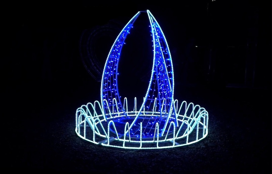 Светодиодный фонтан «Пламя» (2,0м) - фото 1 - id-p197206130