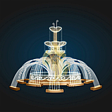 Светодиодный фонтан стандарт «Большой» (10,0м), фото 2