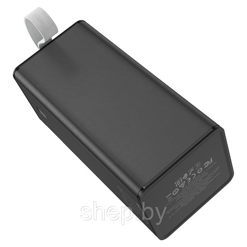 Внешний аккумулятор Hoco J86A 50000 mAh Type-C PD 20W, LED цифровой дисплей цвет: черный - фото 3 - id-p197209293