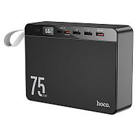 Внешний аккумулятор Hoco J94 75000 mAh    Type-C 20W, LED цифровой дисплей   цвет: черный