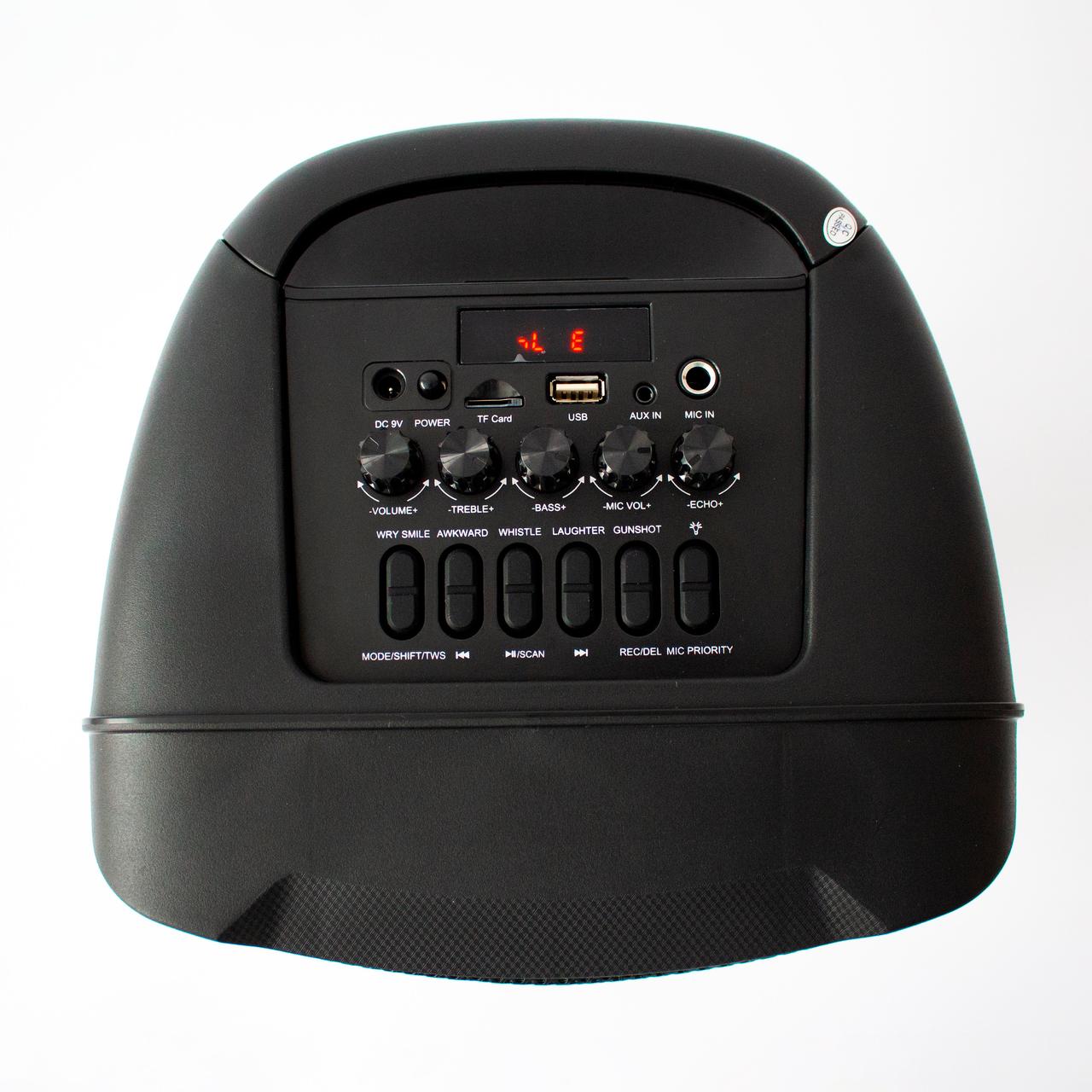 Портативная bluetooth колонка Eltronic FIRE BOX 300 Watts арт. 20-20 с проводным микрофоном, LED-подсветкой и - фото 4 - id-p196949897