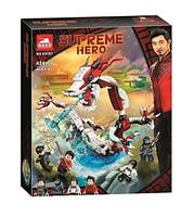 Конструктор 60097 Lari Super Heroes Битва в древней деревне, 424 деталей