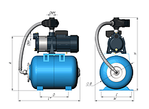 Насосная станция UNIPUMP AUTO MH 400 A, фото 3