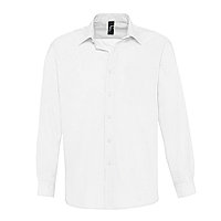 Рубашка мужская "Baltimore" (белый, М, Ш1 - Шелкография, ШК - Шелкотрансфер, Вышивка)