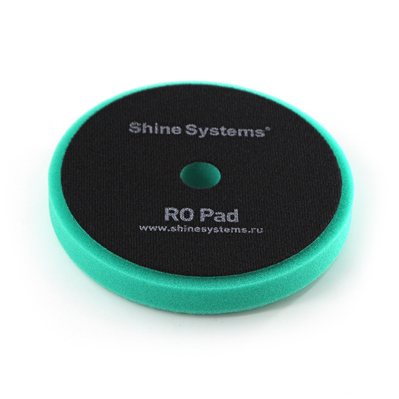 RO Foam Pad Green - Полировальный круг твердый зеленый | Shine Systems | 155мм - фото 2 - id-p177905512