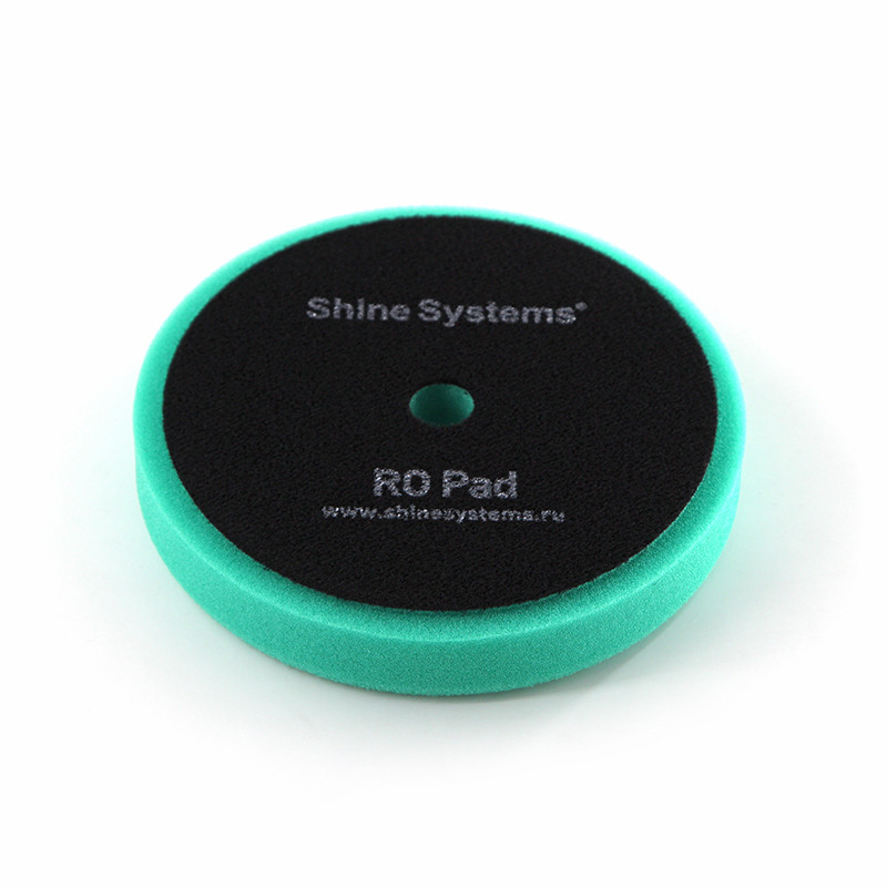 RO Foam Pad Green - Полировальный круг твердый зеленый | Shine Systems | 130мм - фото 2 - id-p177905513