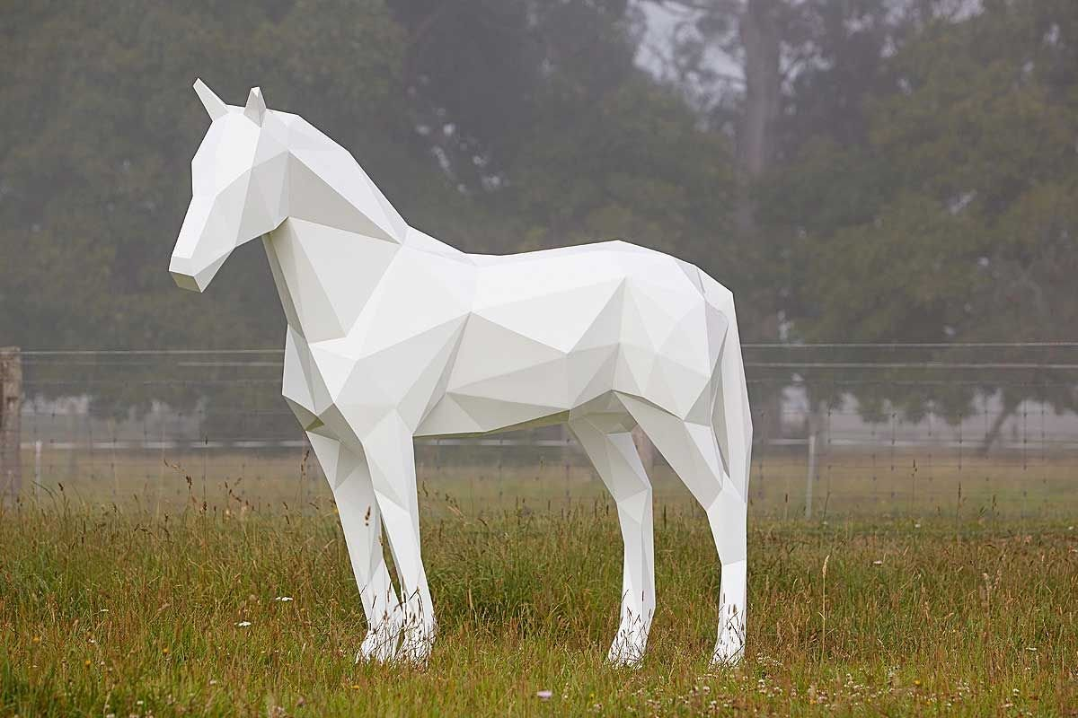 Полигональная фигура Лошадь - фото 1 - id-p197232194