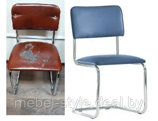 Ремонт и перетяжка офисных стульев СИЛЬВИЯ и аналогичные модели. замена обивки цена указана за 1 элемент стула