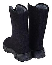 Полусапоги суконные ПРОЩАЙ МОЛОДОСТЬ женские, высота 30 см, фото 3