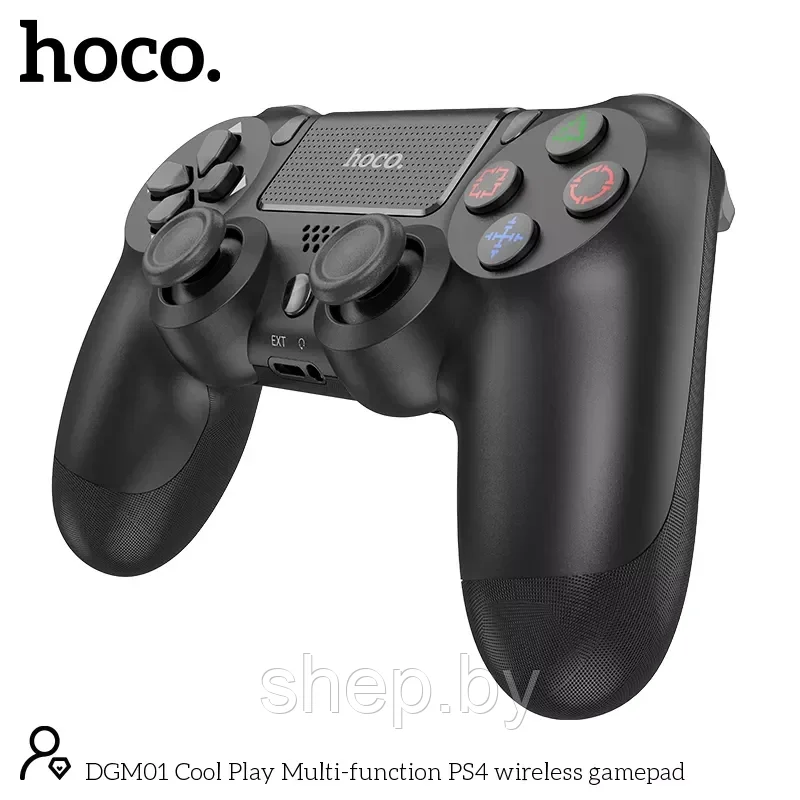 Геймпад Hoco DGM01 беспроводной для PS4 цвет: черный - фото 2 - id-p197250497