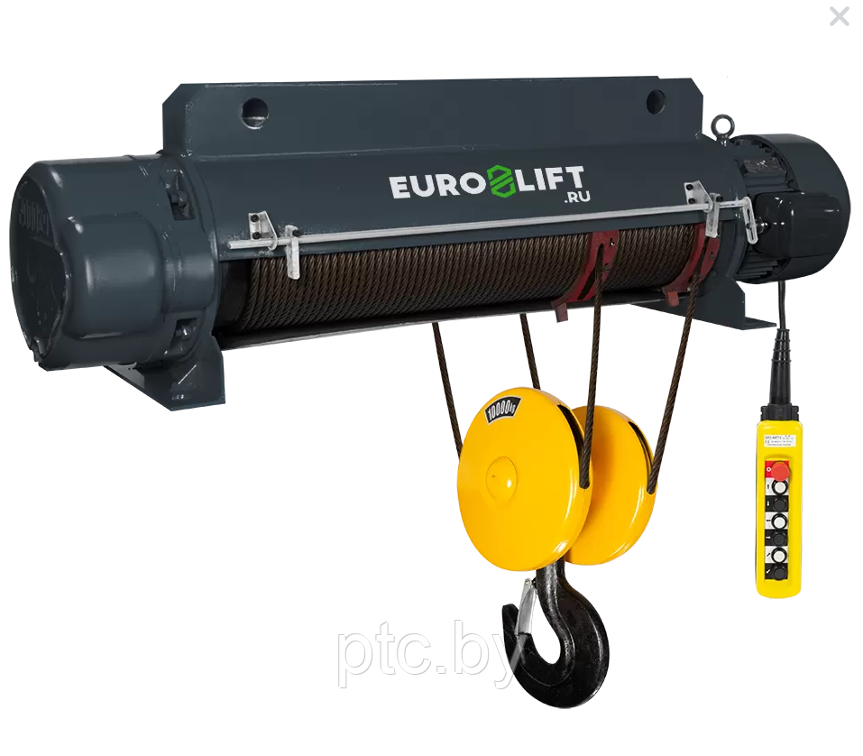 Таль электрическая стационарная Euro-lift CD1 г/п 1тн, в/п 6м. - фото 2 - id-p197250499