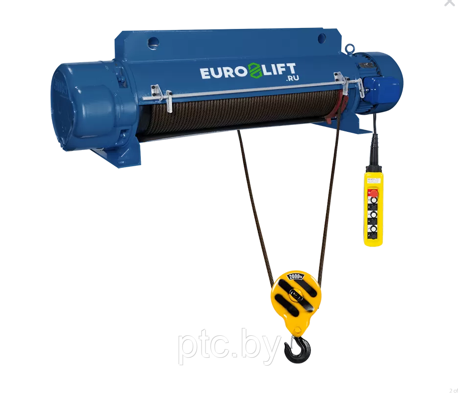 Таль электрическая стационарная Euro-lift CD1 г/п 5тн, в/п 24м - фото 1 - id-p197250501