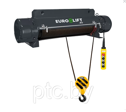 Таль электрическая стационарная Euro-lift CD1 г/п 5тн, в/п 24м, фото 2