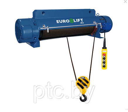 Таль электрическая стационарная Euro-lift CD1 г/п 5тн, в/п 18м, фото 2